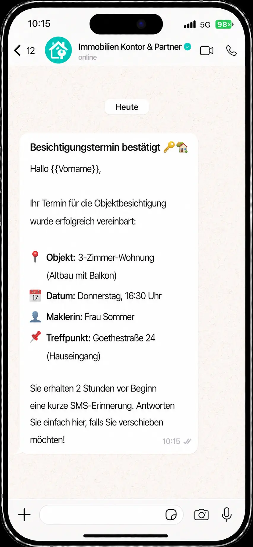 24/7 Besichtigungstermine & Buchung