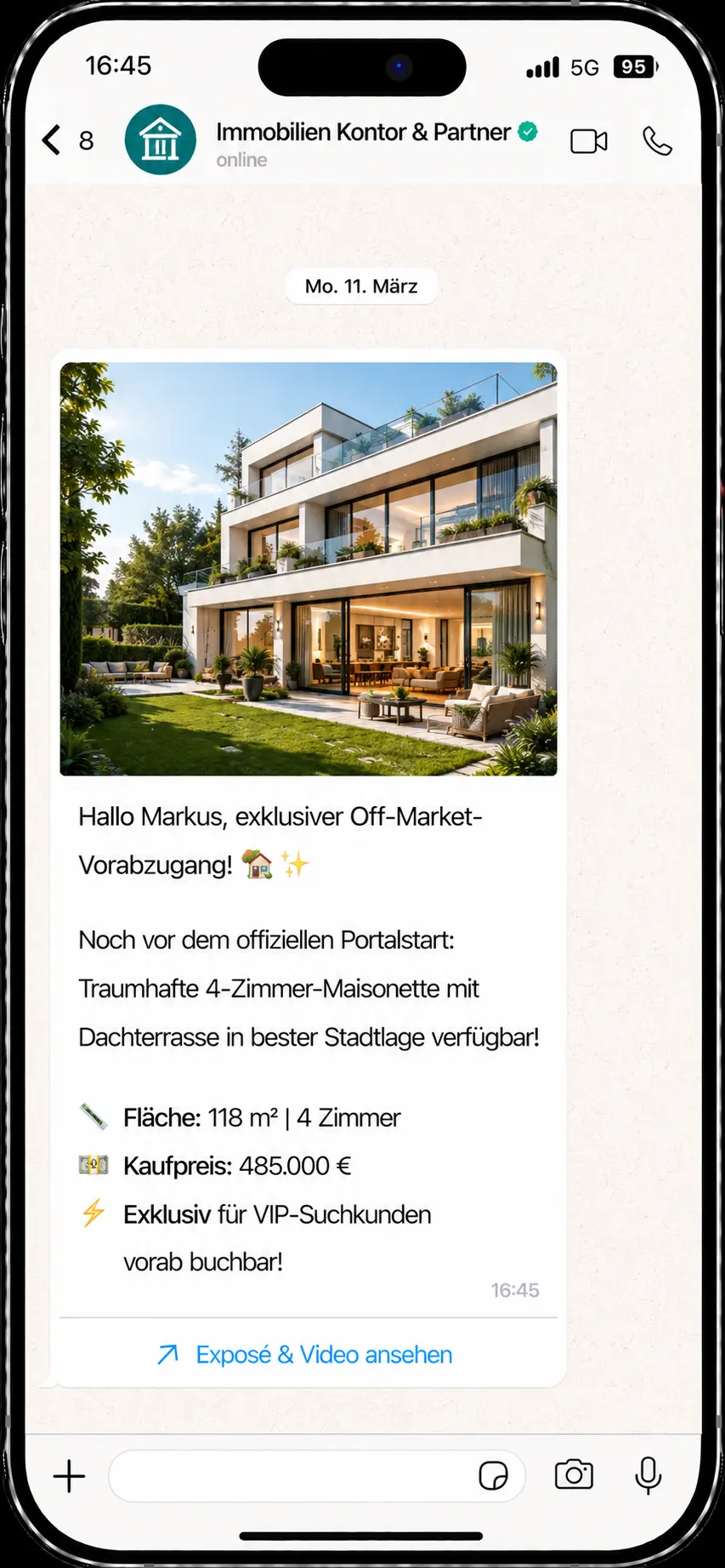 WhatsApp VIP-Suchaufträge & Objekt-Alerts