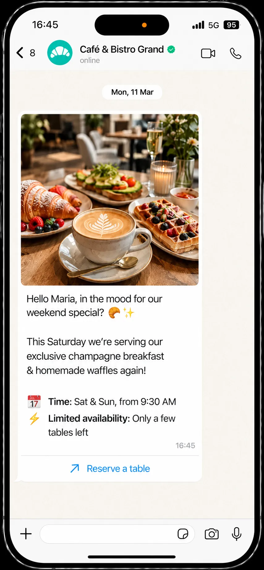 Menu & Promotions